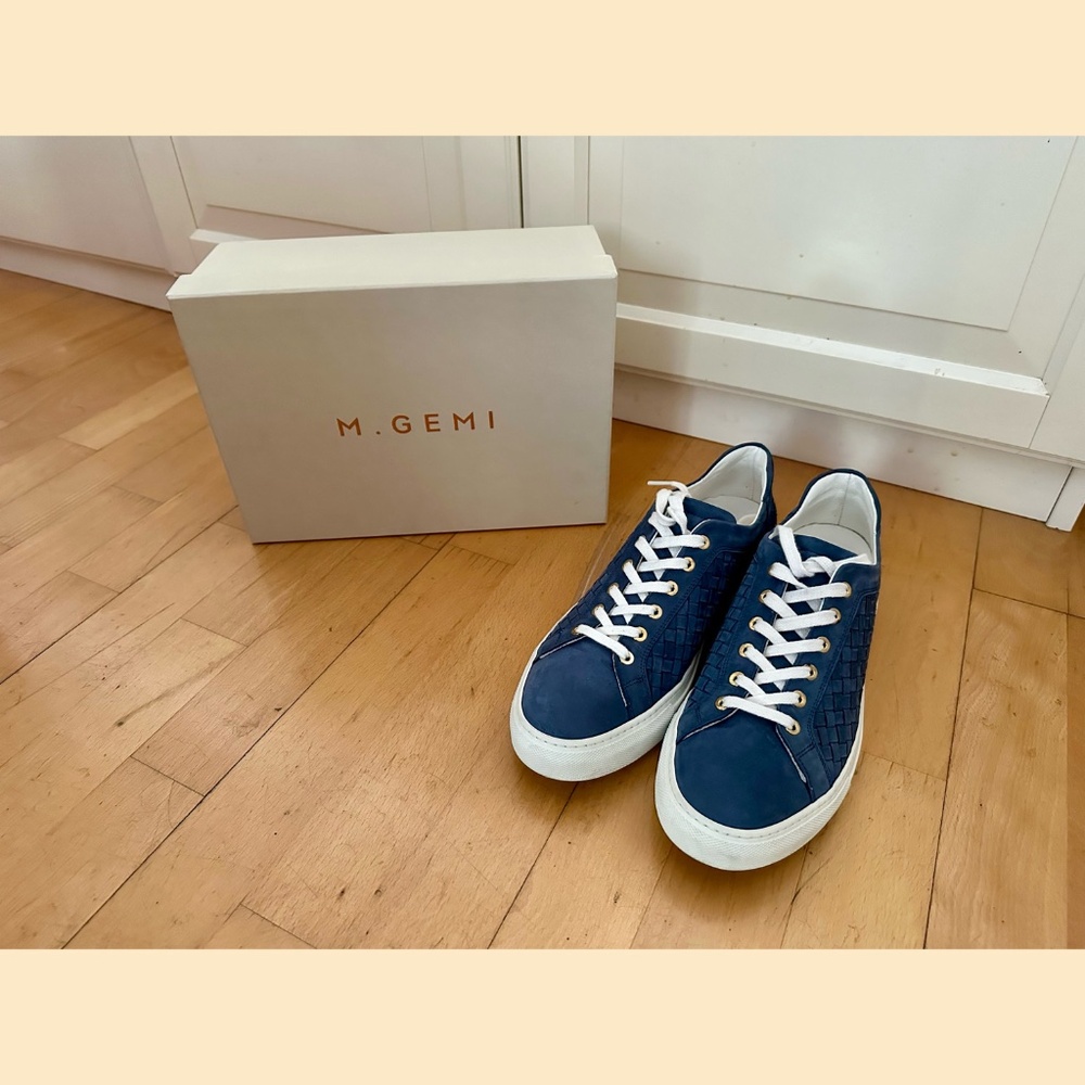 M. Gemi Portare Nubuck Sneakers Twilight Blue EU 42